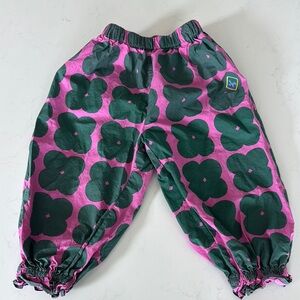 Jelly Mallow Pink and Green Floral Pants